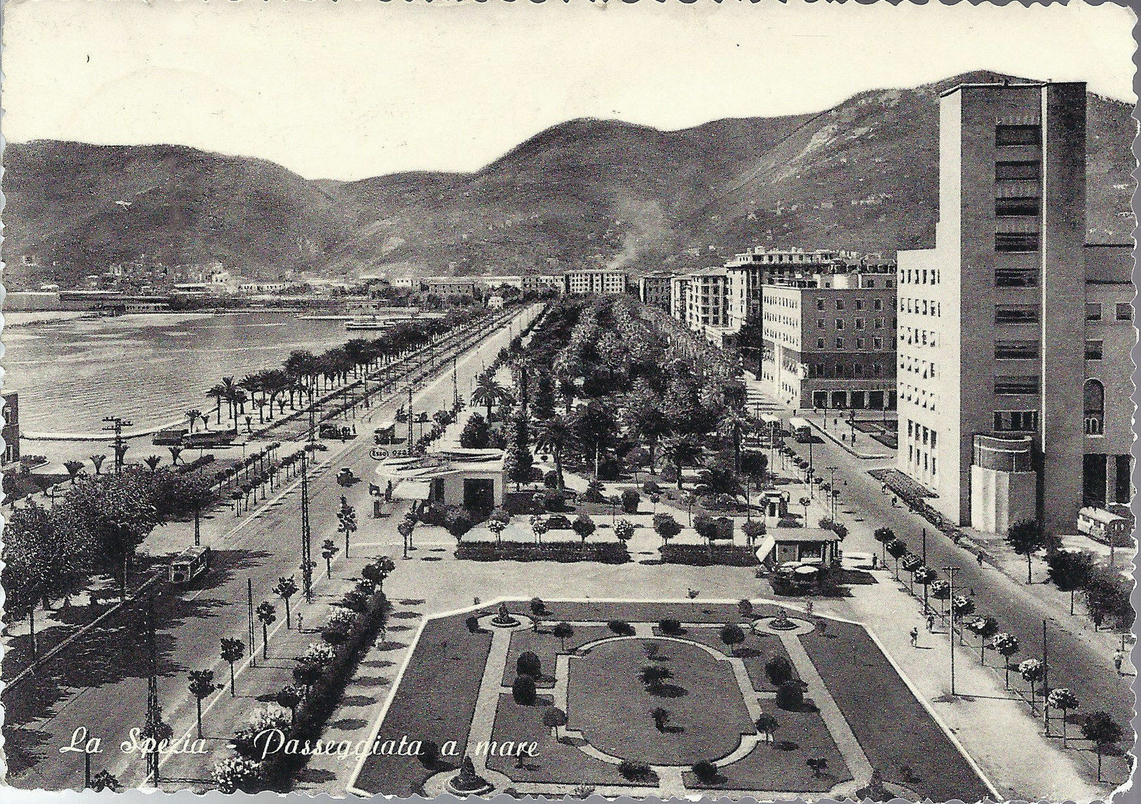 LA SPEZIA - PASSEGGIATA A MARE - VSD 1954? - FG