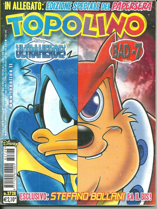 TOPOLINO N. 2728 - 11 MARZO 2008