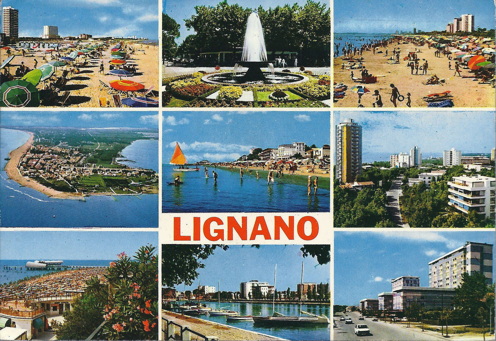 LIGNANO - 9 VEDUTINE - V1979