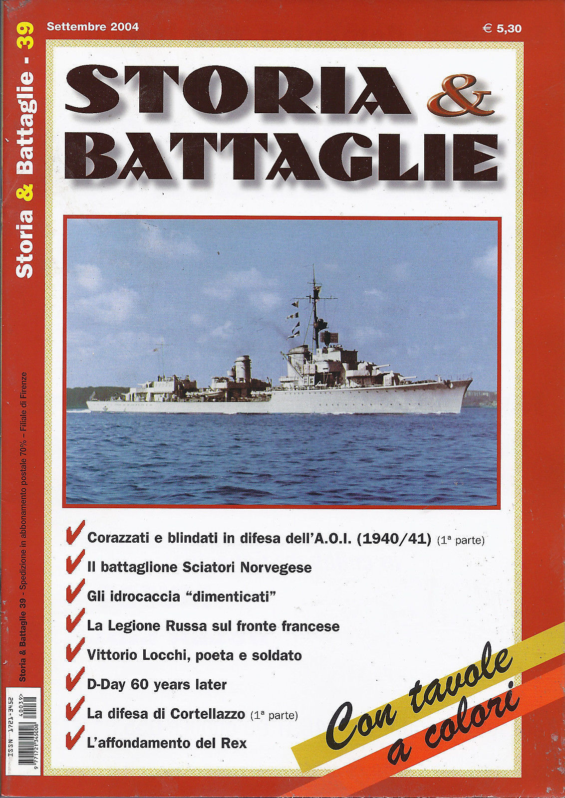 STORIA & BATTAGLIE N 39 - SETTEMBRE 2004