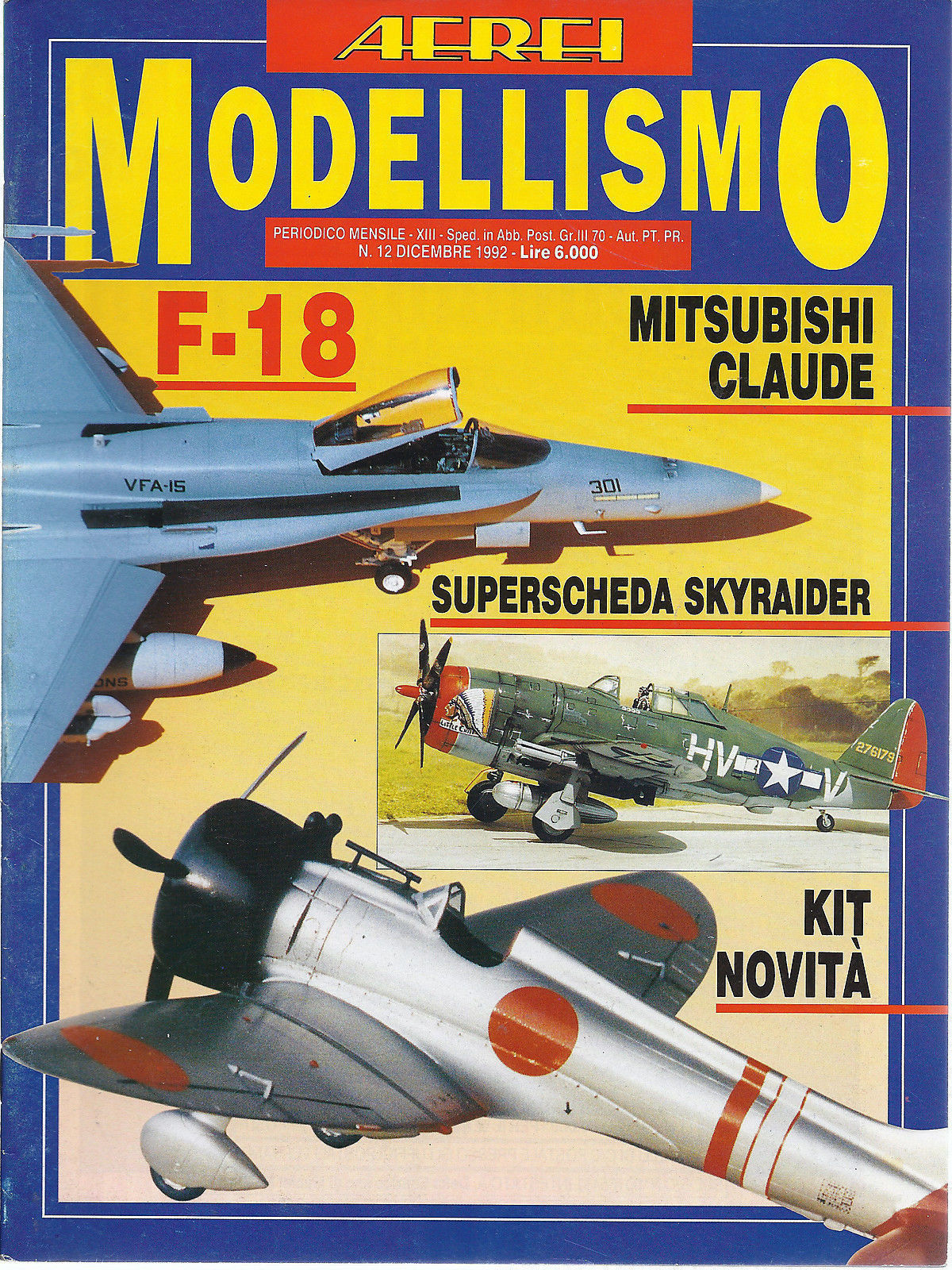 AEREI MODELLISMO - DICEMBRE 1992