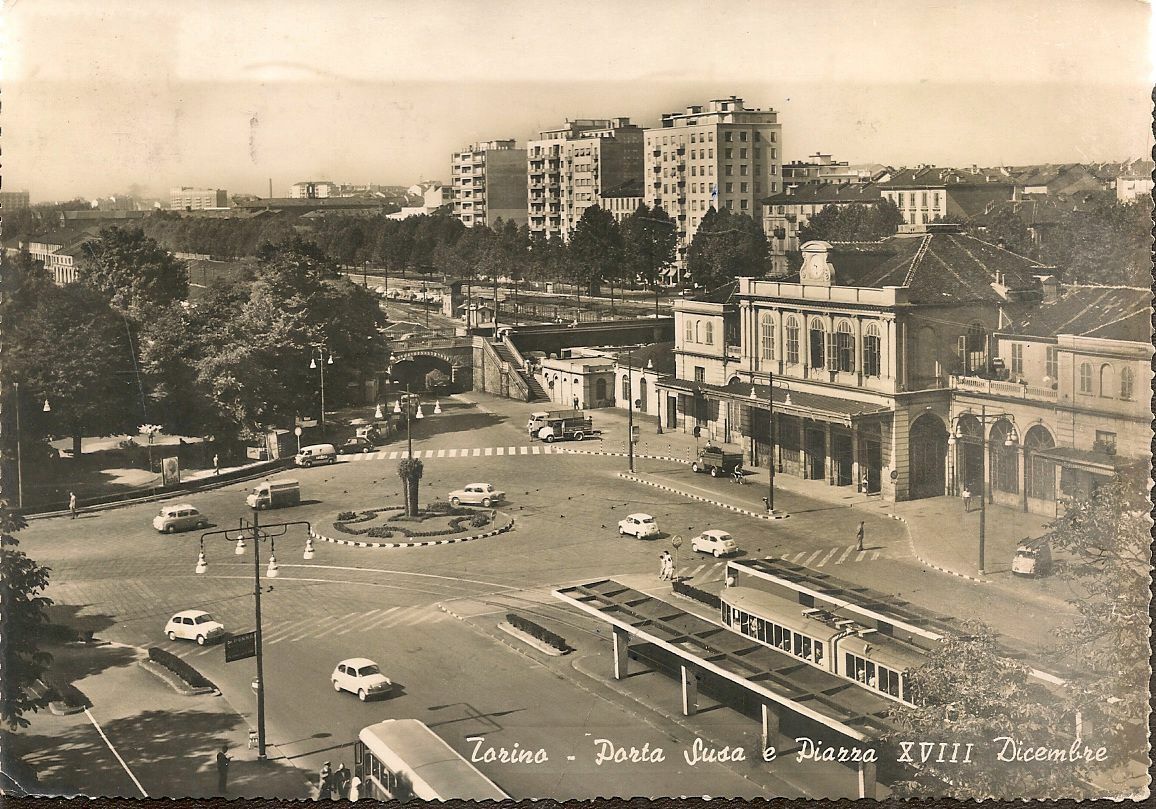 TORINO - PORTA SUSA E PIAZZA XVIII DICEMBRE - V1962