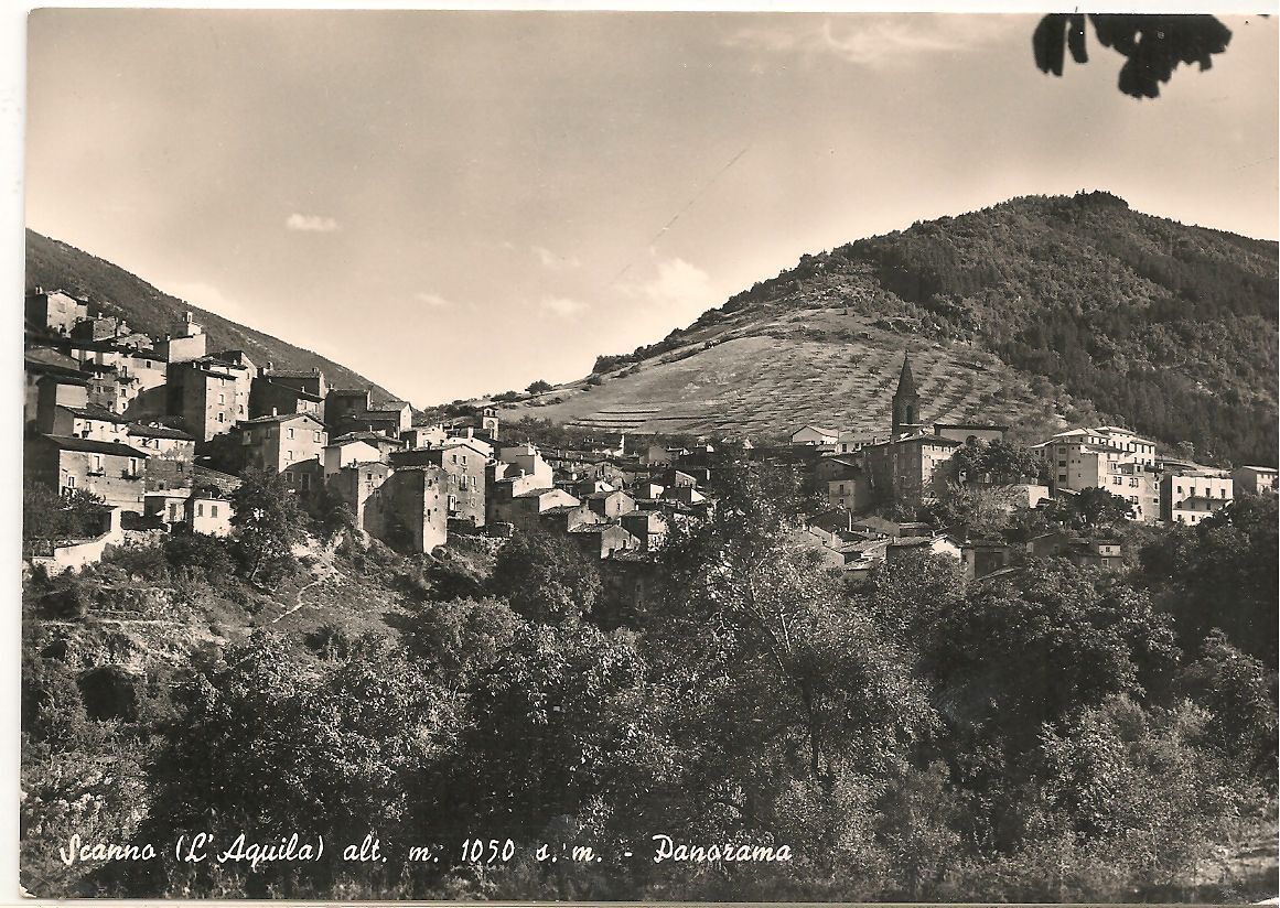 SCANNO - PANORAMA - V1956