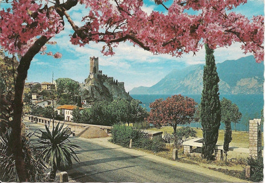 MALCESINE - IL CASTELLO - ACQUARELLATA - VIN BUSTA