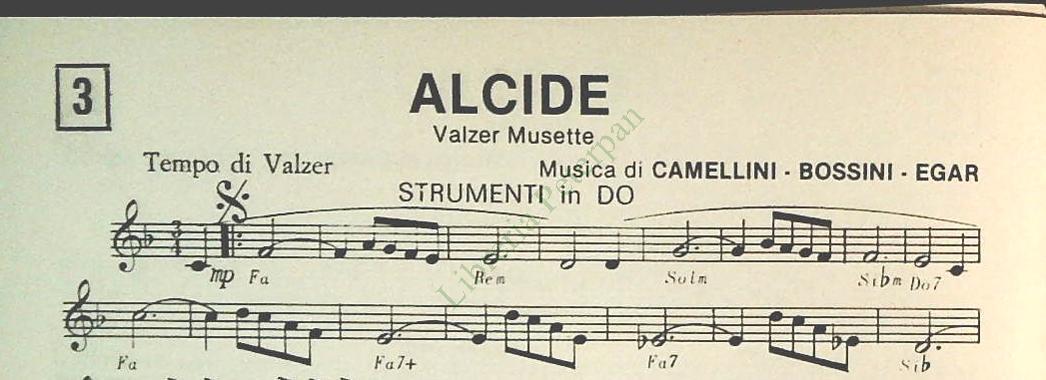 LISCIO 81 - 7 BRANI  SPARTITO-SHEET MUSIC