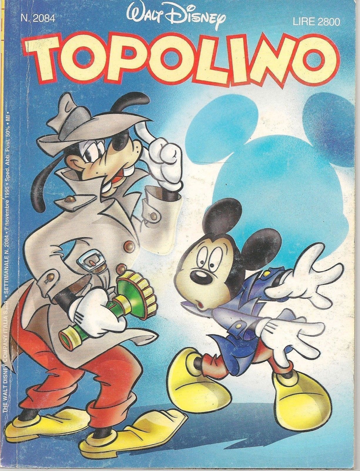 TOPOLINO N° 2084 - 7 NOVEMBRE 1995