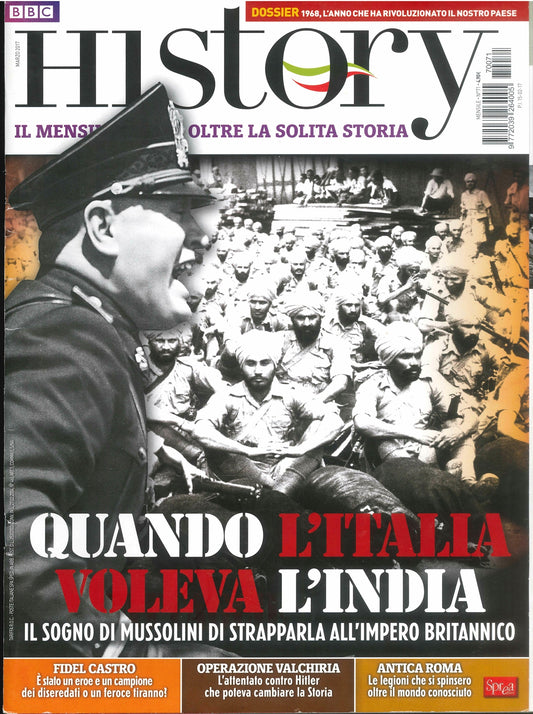 HISTORY MARZO 2017 - QUANDO L'ITALIA VOLEVA L'INDIAH