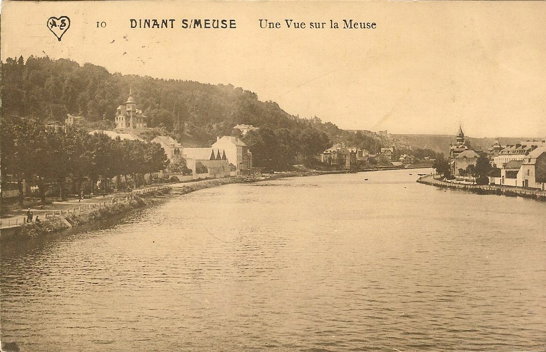 DINANT - UNE VUE SUR LA mEUSE - V1912