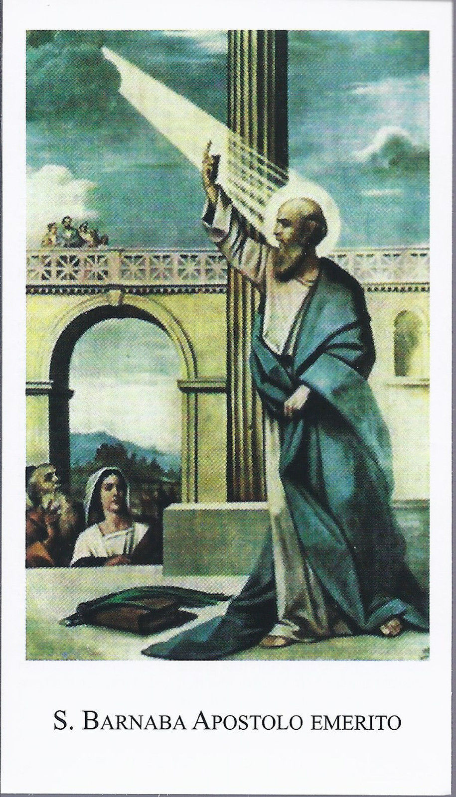 S. BARNABA APOSTOLO EMERITO - SANTINO - AS014-017 - Ed. Paco