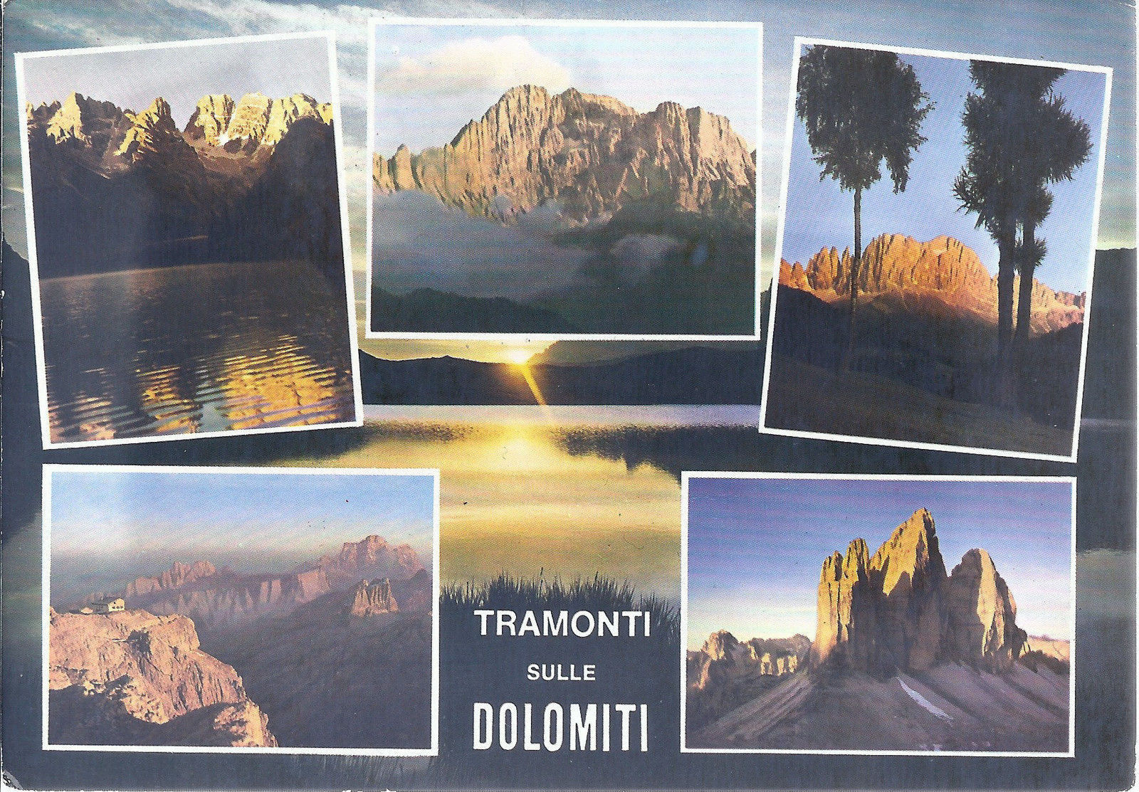 TRAMONTI SULLE DOLOMITI - 5 VEDUTE - V1969