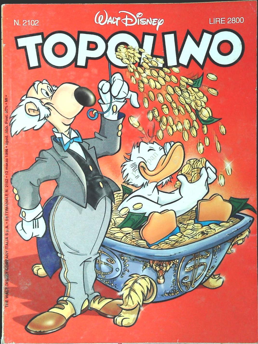 TOPOLINO N. 2102 - 12 MARZO 1996