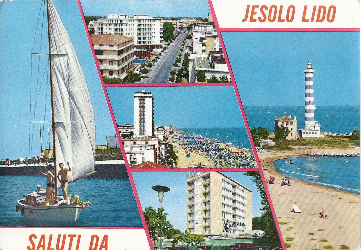 JESOLO LIDO - SALUTI - 5 VEDUTE - V 1983 - FG