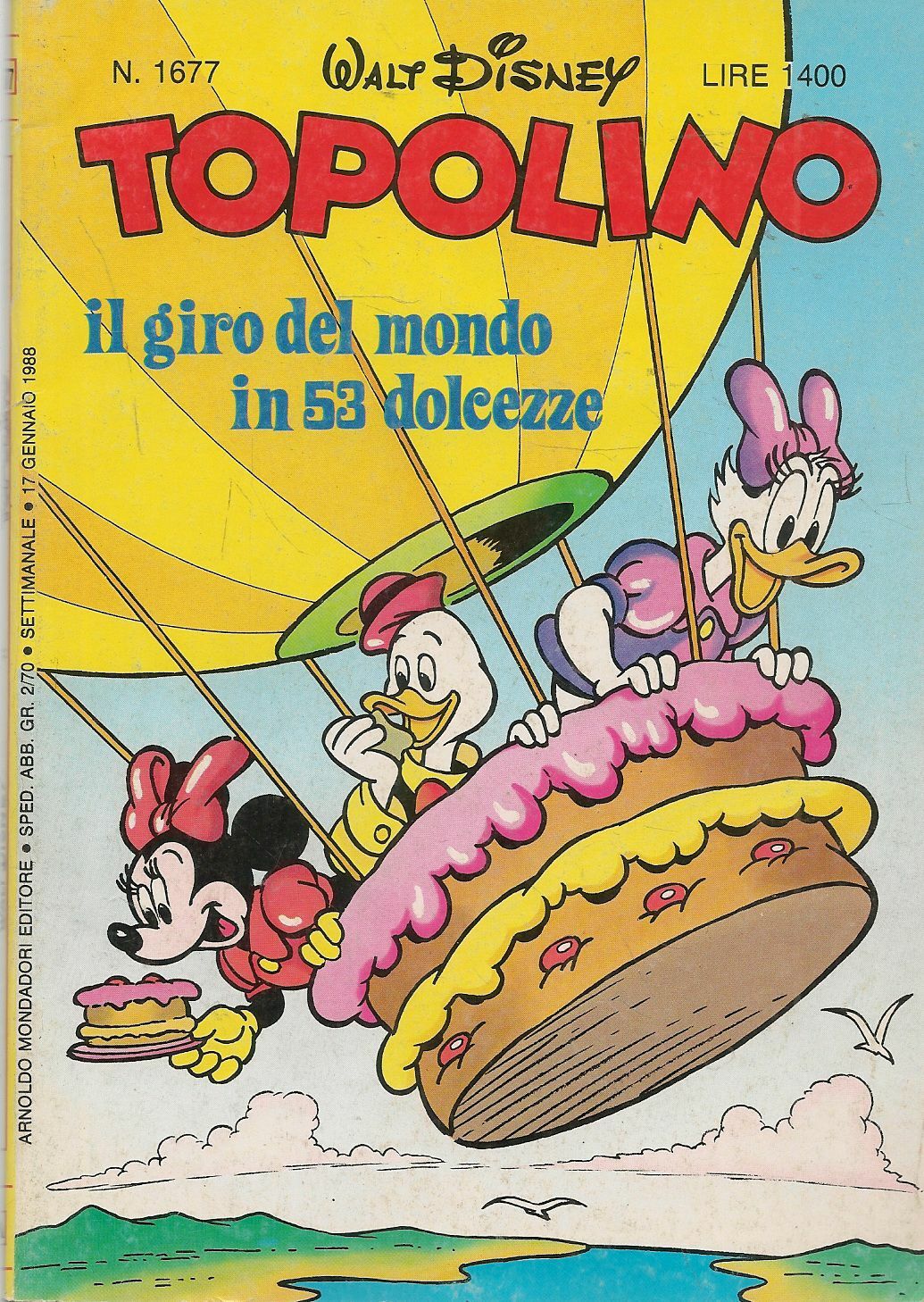 TOPOLINO N. 1677 - 17 GENNAIO 1988