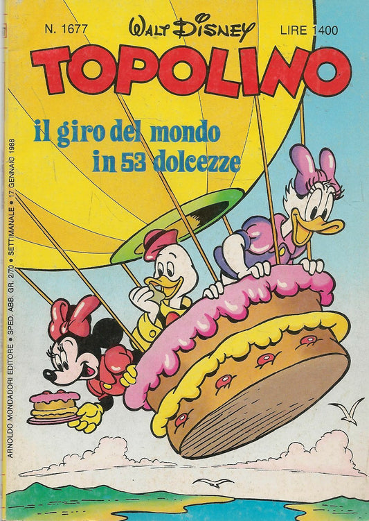 TOPOLINO N. 1677 - 17 GENNAIO 1988