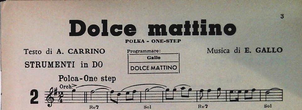 EZIO GALLO - 2 BRANI - SPARTITO-SHEET MUSIC