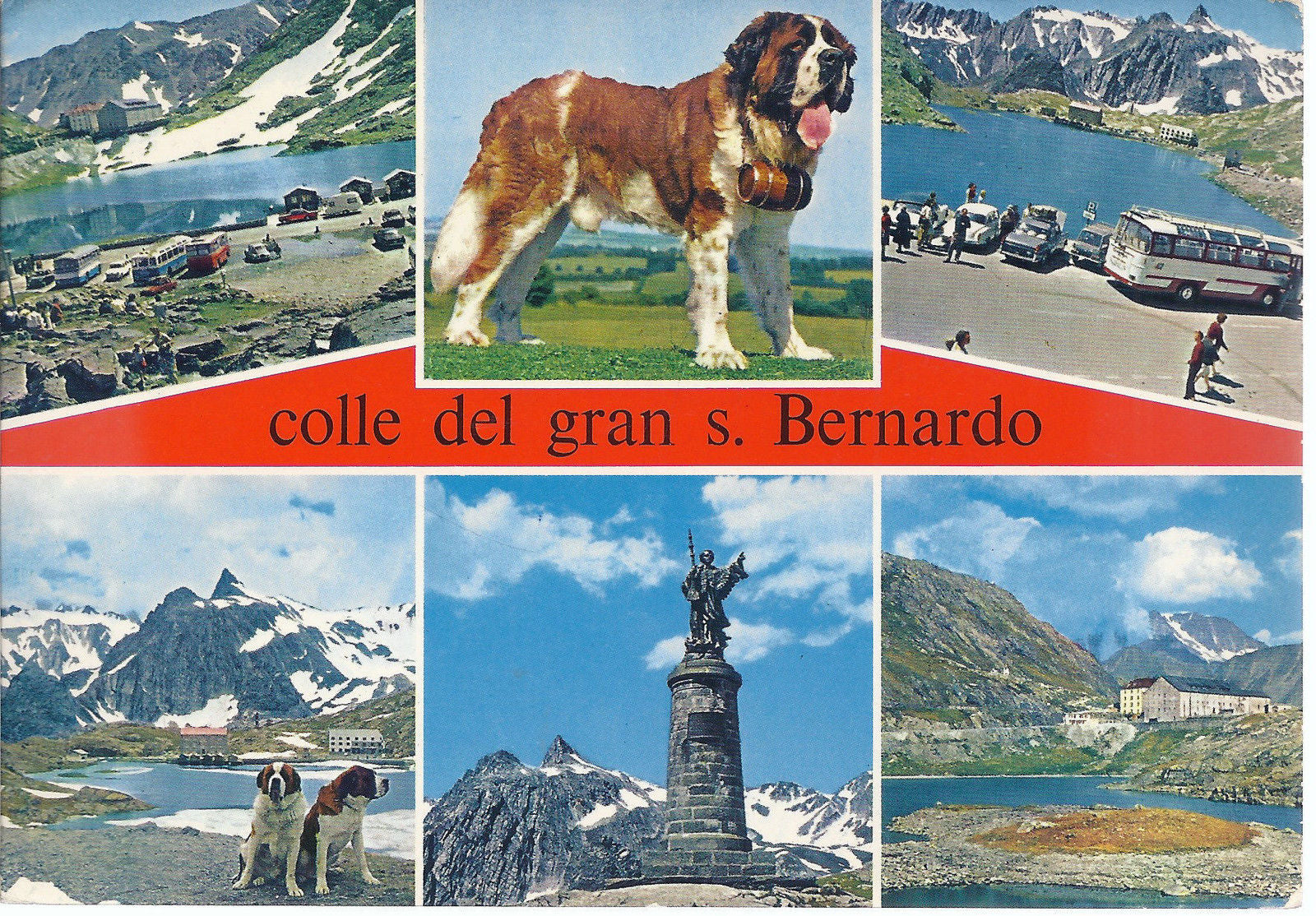 COLLE DEL GRAN S. BERNARDO - 6 VEDUTE - V 1980 - FG