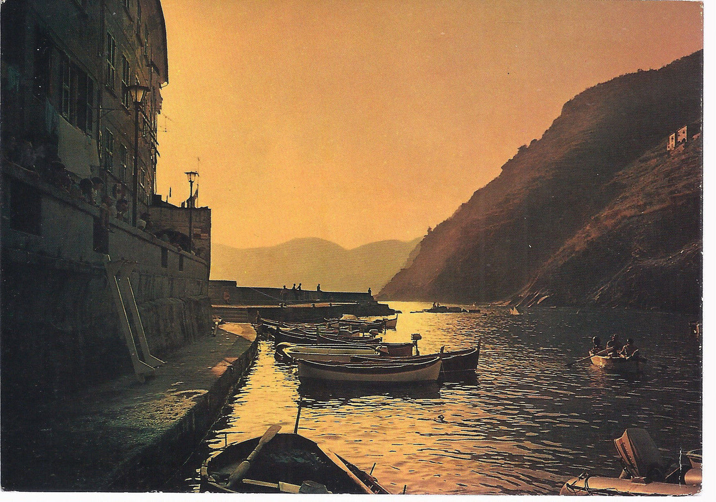 VERNAZZA - TRAMONTO - V 1986 - FG