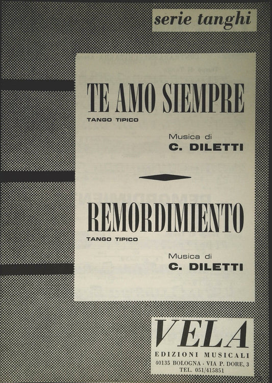TE AMO SEMPRE- REMORDIMIENTO - SPARTITO-SHEET MUSIC