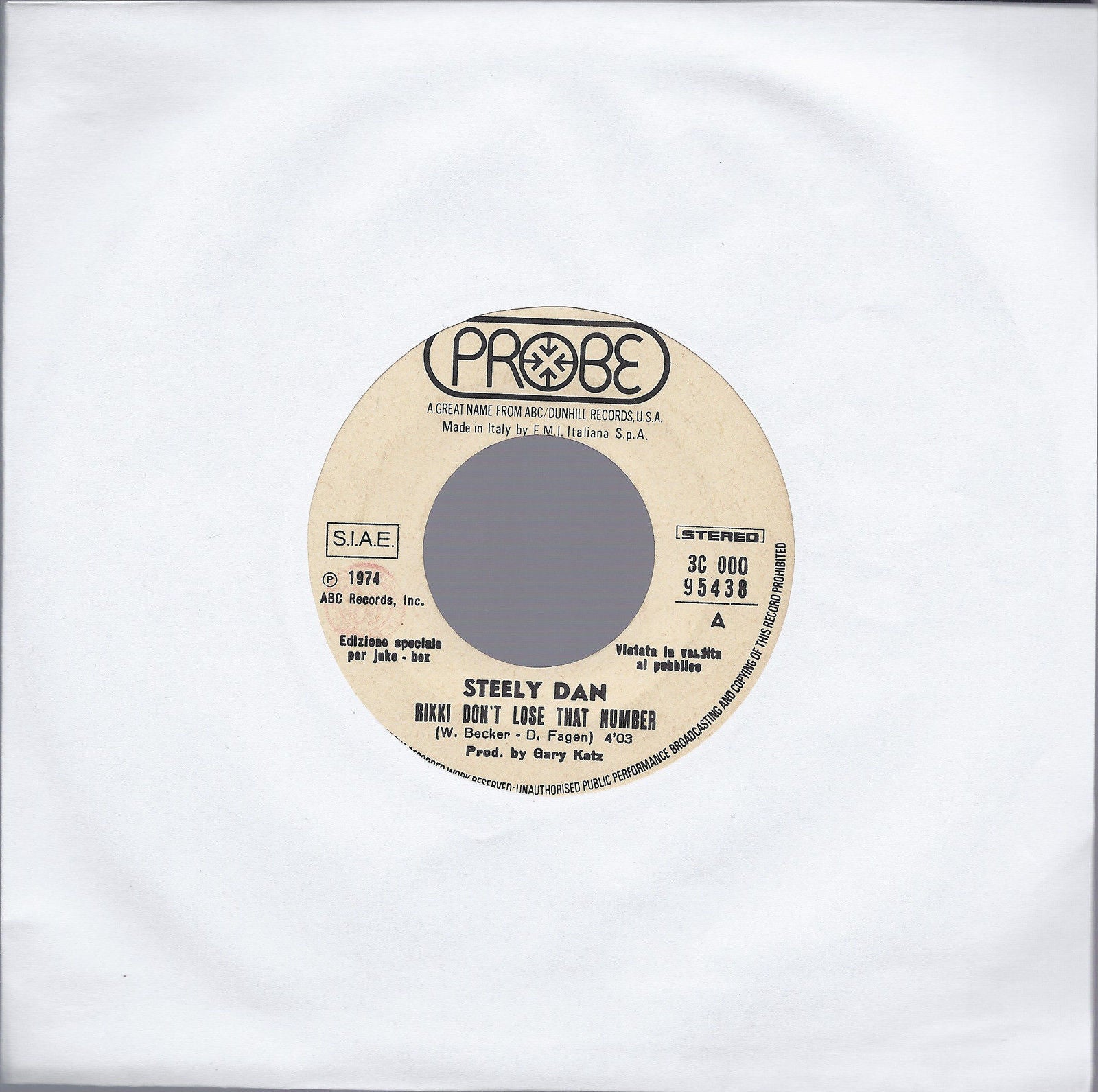 RIKKI DON'T LOSE THAT NUMBER - ANY MAJOR DUDE WILL TELL YOU # STEELY DAN - Ed JB