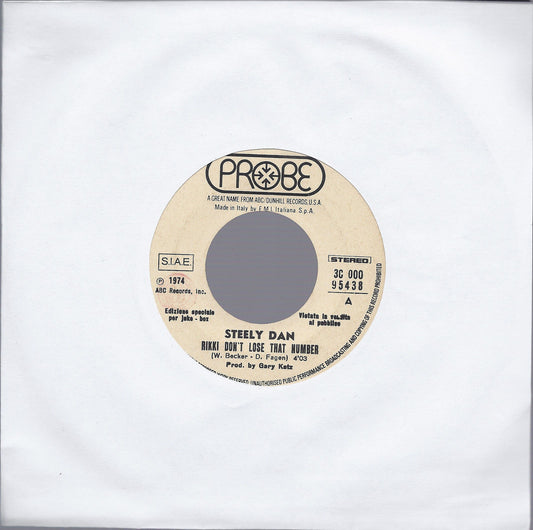 RIKKI DON'T LOSE THAT NUMBER - ANY MAJOR DUDE WILL TELL YOU # STEELY DAN - Ed JB