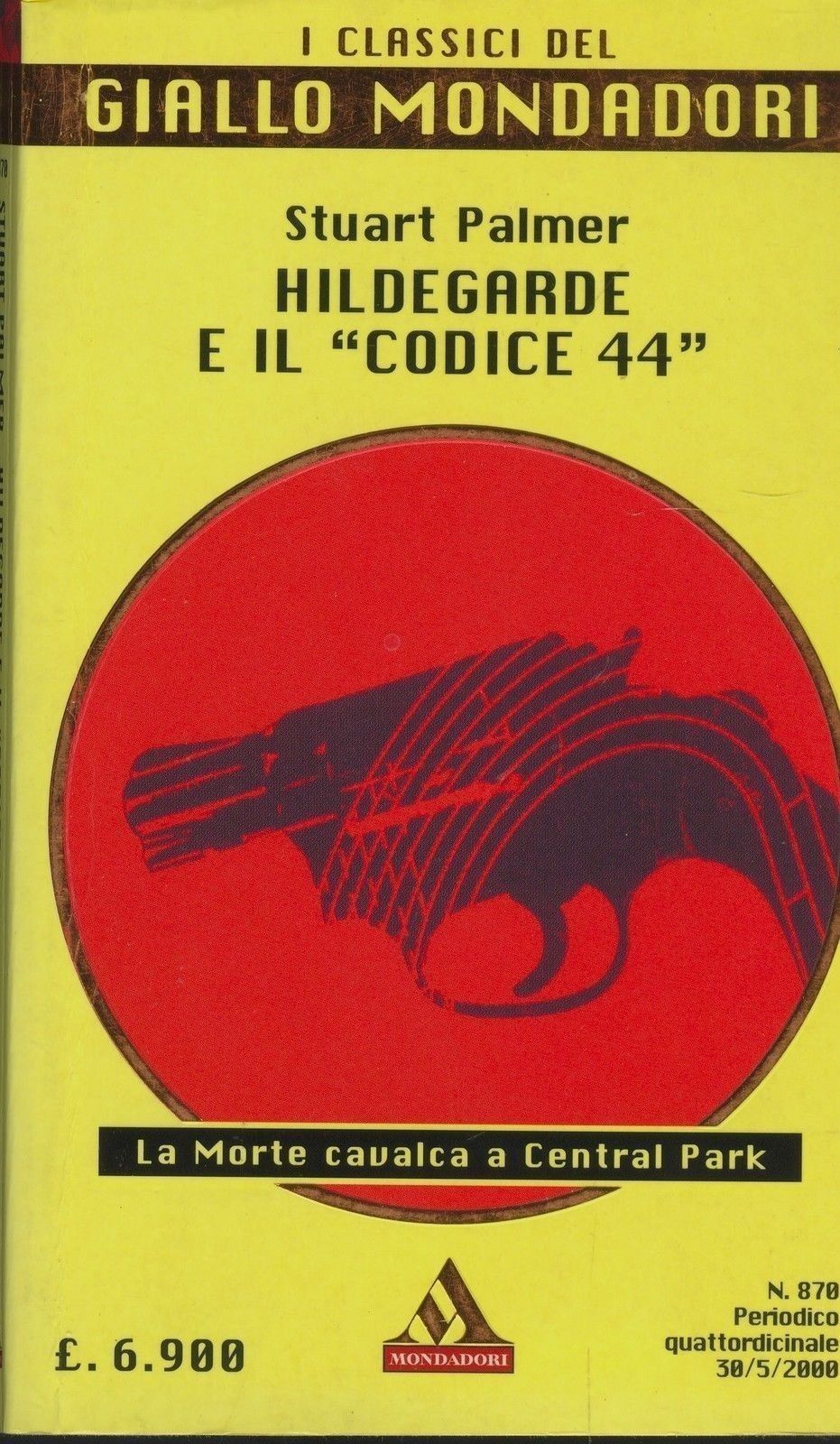 HILDEGARDE E IL "CODICE 44" - STUART PALMER