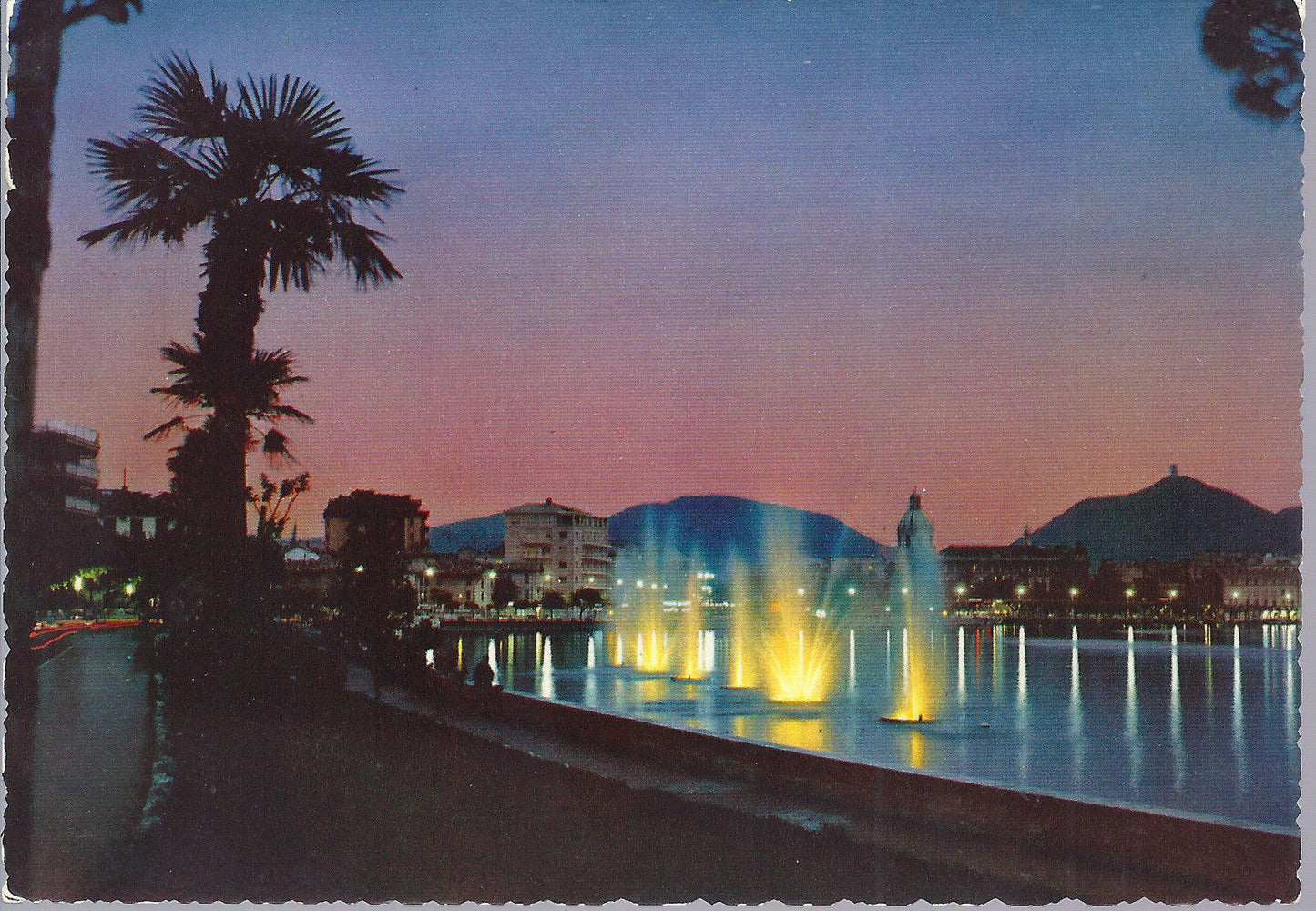COMO - FONTANA - NOTTURNO - V 1969 - FG