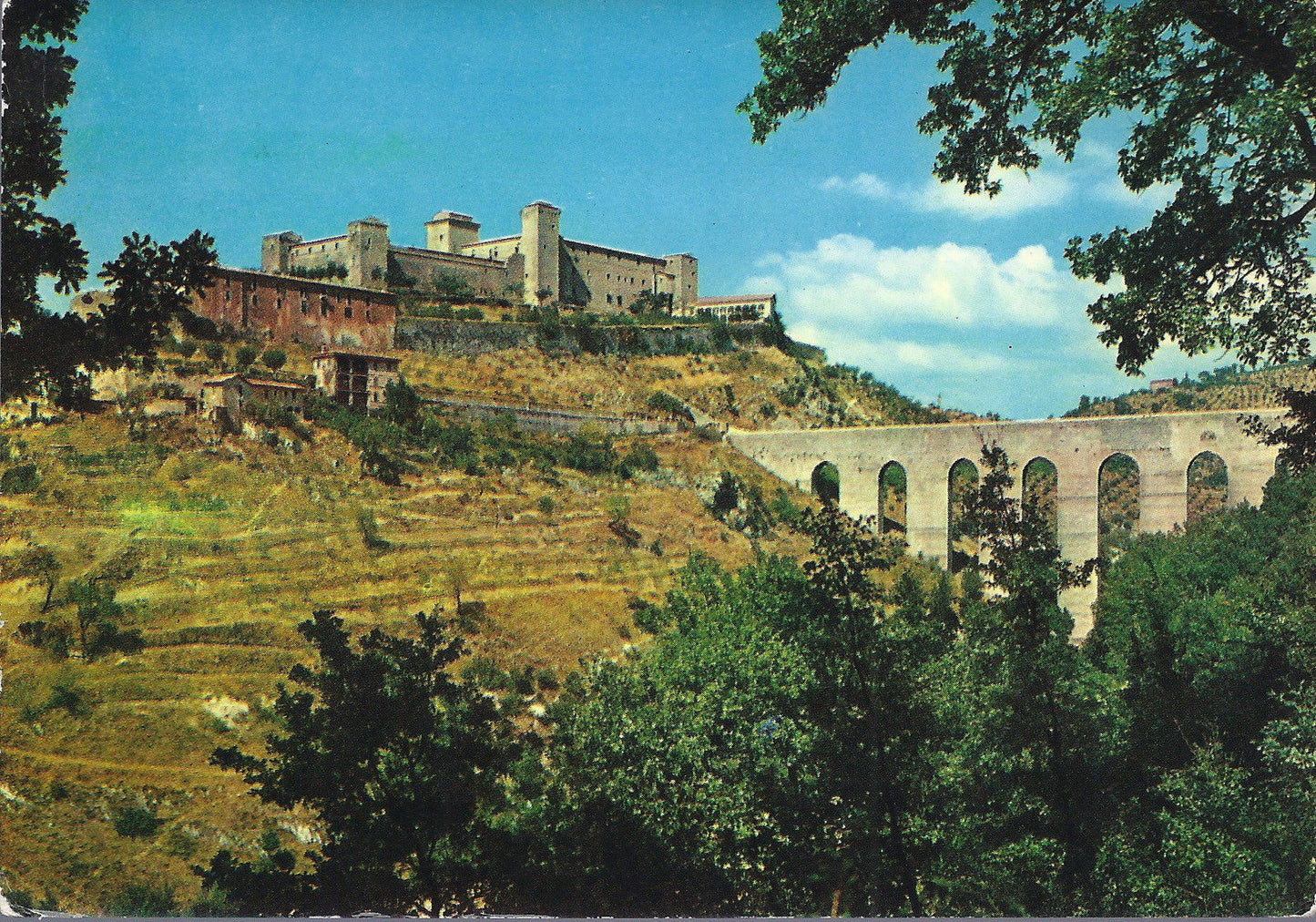 SPOLETO - LA ROCCA E PONTE DELLE TORRI - V 1961 - FG