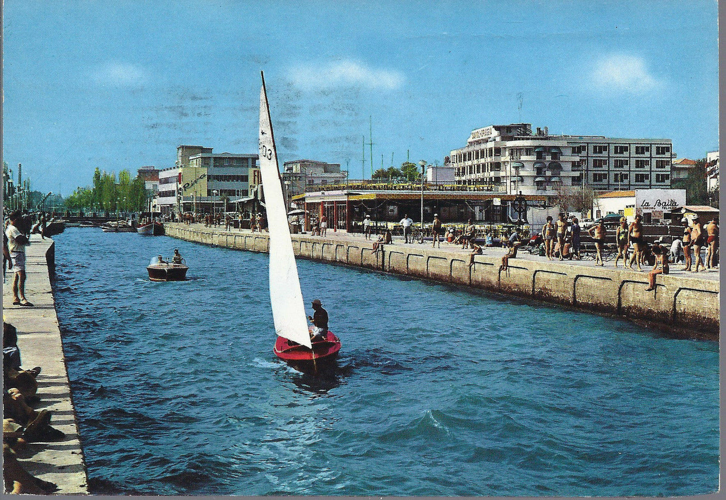 RICCIONE - PORTO CANALE - V 1966 - FG