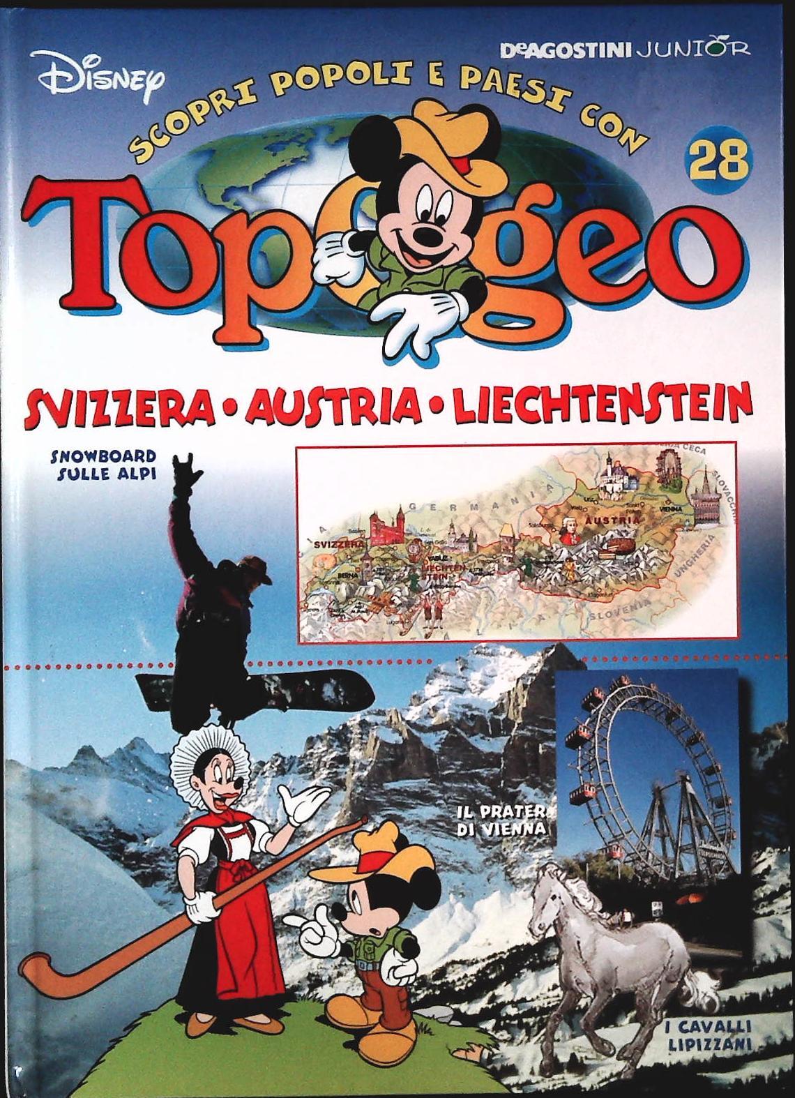 TOPOGEO N. 28 - SVIZZERA - AUSTRIA - LIECHTENSTEIN
