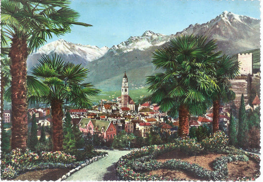 MERANO Stazione di Cura - MERAN Kurort - NV - FG - acquerell