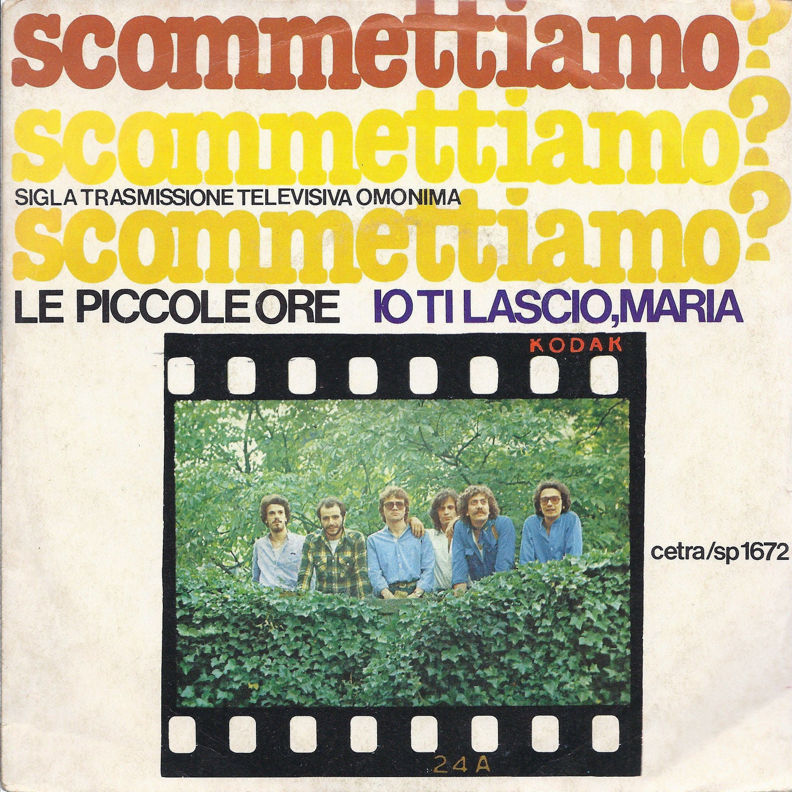SCOMMETTIAMO? - IO TI LASCIO, MARIA = LE PICCOLE ORE