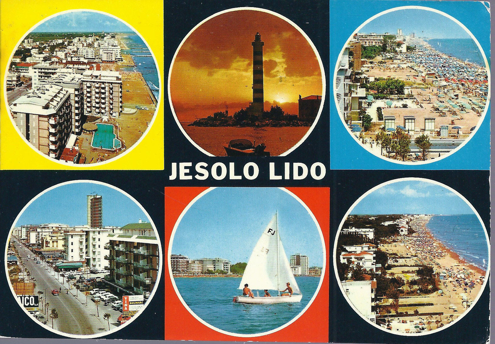 JESOLO LIDO - 6 VEDUTINE - V 1971 - FG