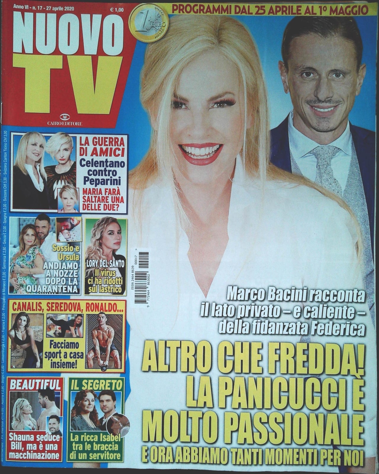 NUOVO TV 24 APRILE 2020 PANICUCCI-LORY DEL SANTO-CELENTANO-PEPARINI