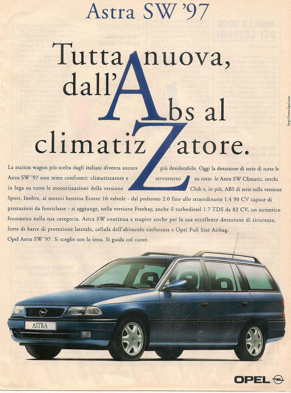 OPEL ASTRA SW 97 - ADVERTISING