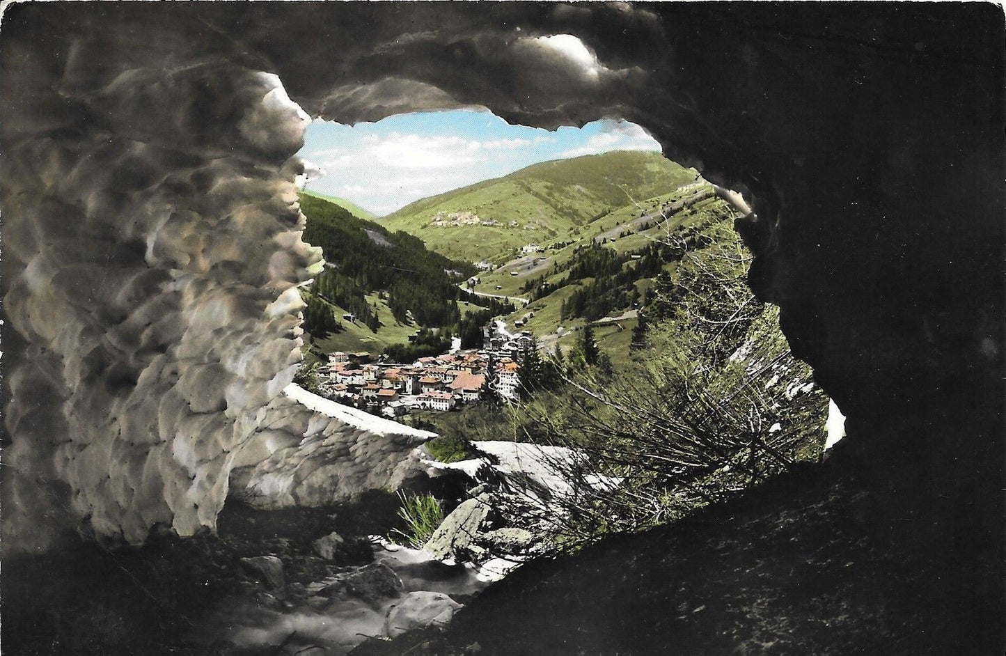 S.STEFANO DI CADORE - PANORAMA - ACQUARELLATA - V