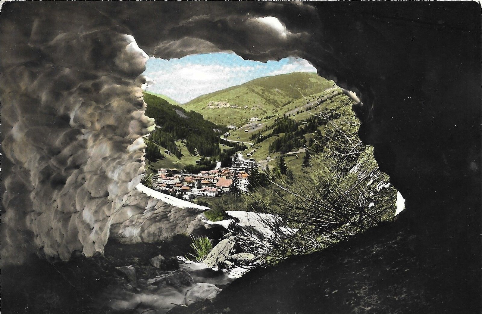 S.STEFANO DI CADORE - PANORAMA - ACQUARELLATA - V