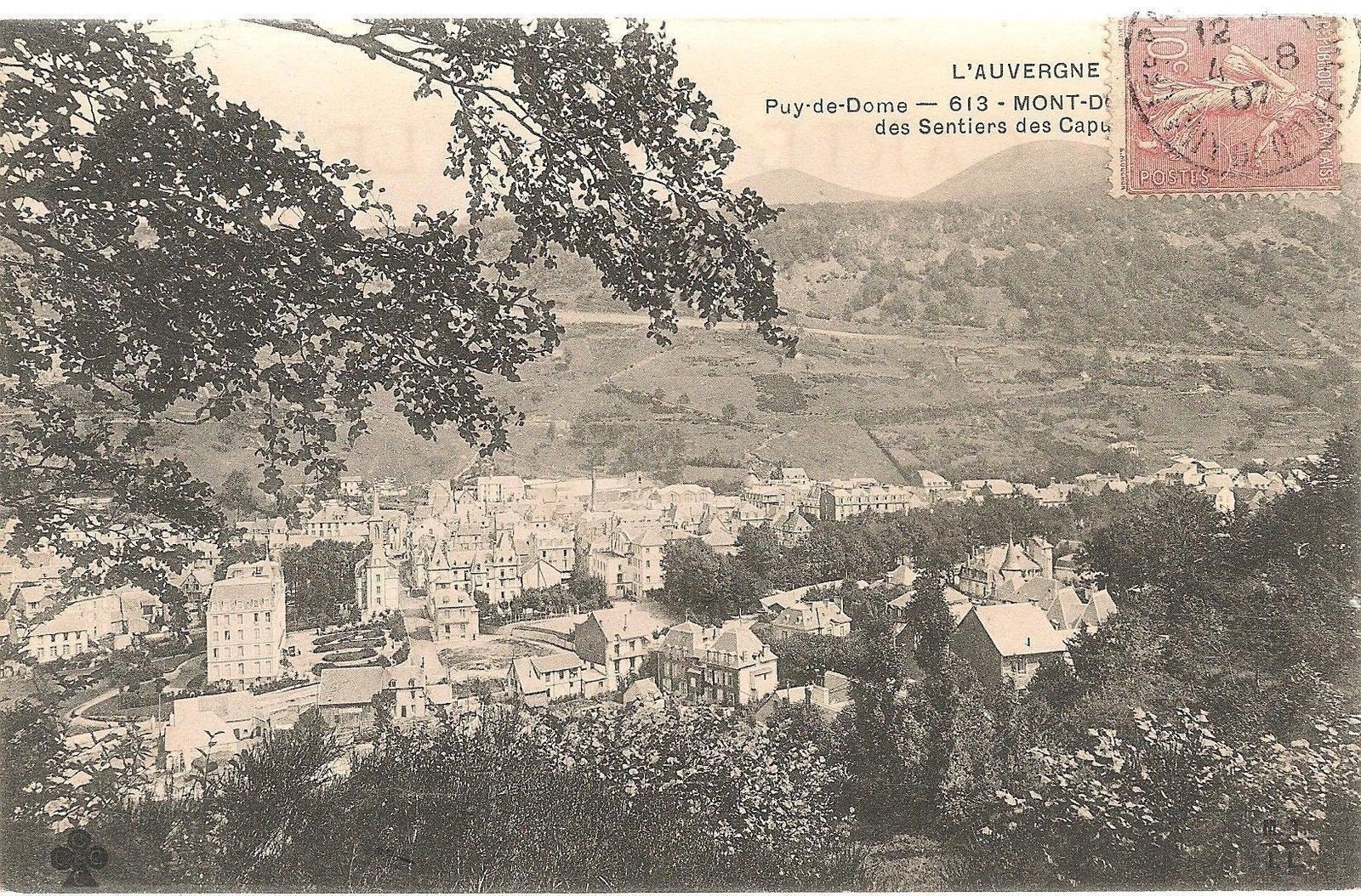 L'AUVERGNE - PUY DE DOME - PANORAMA - V1907