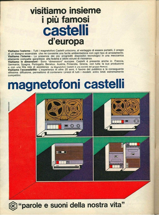 MAGNETOFONI CASTELLI  - ADVERTISING