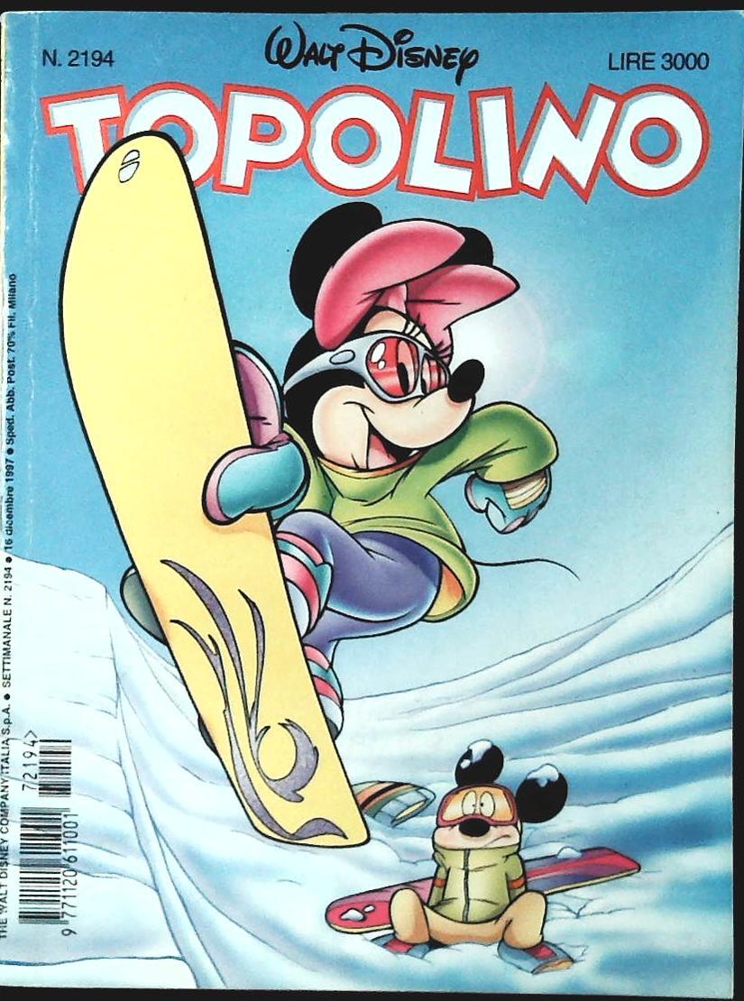 TOPOLINO N. 2194 - 16 DICEMBRE 1997