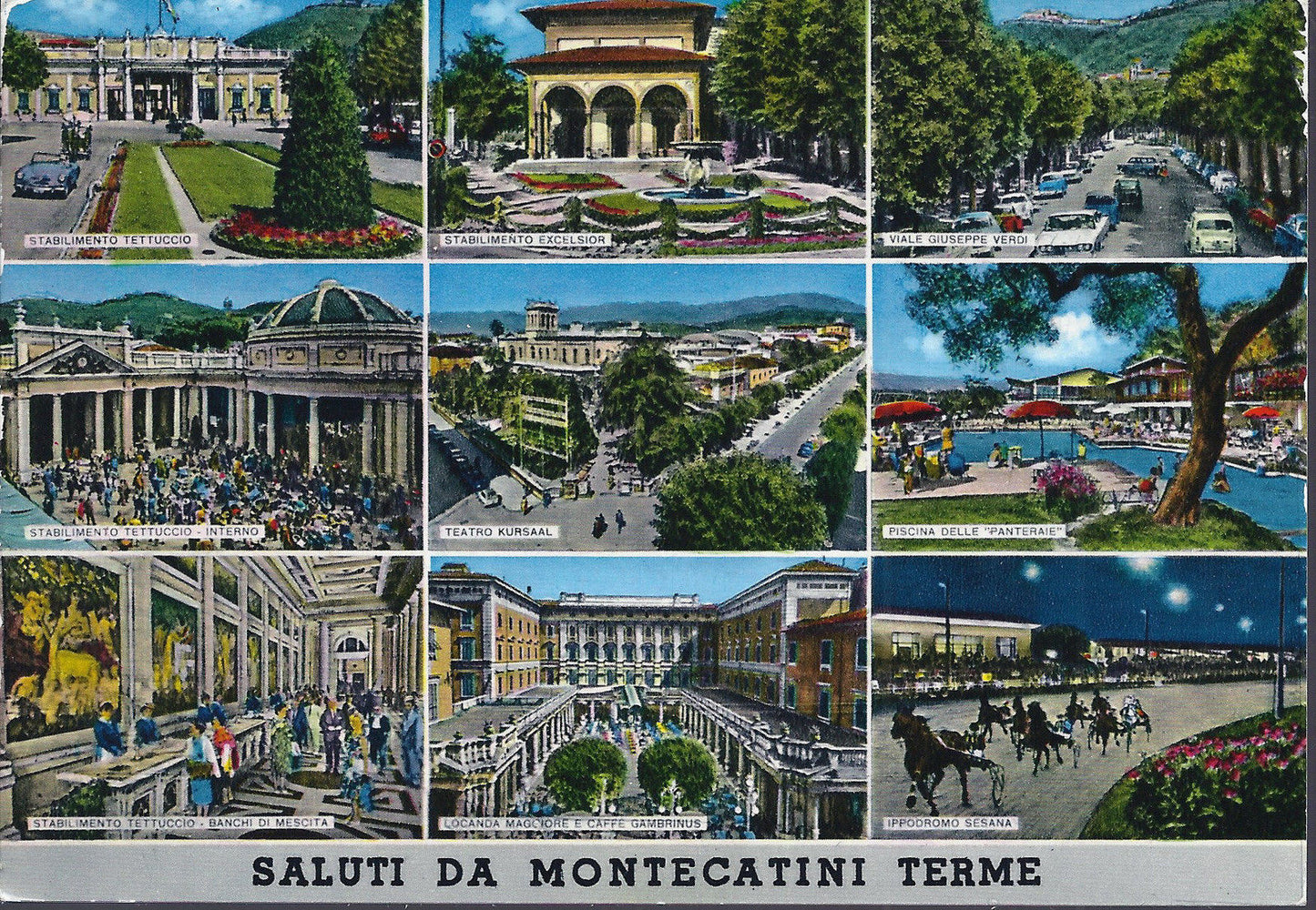 MONTECATINI TERME - SALUTI - VEDUTINE - V 1973 - FG