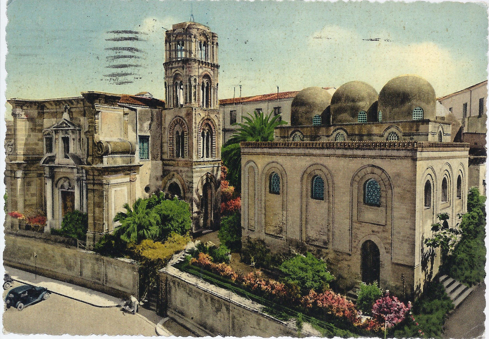 PALERMO - CHIESA DELLA MARTORANA - V 1956 - FG - Acquarellat