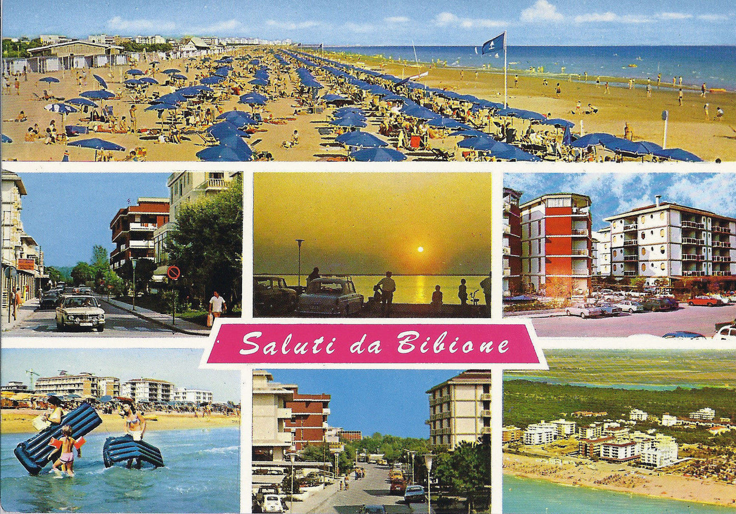 BIBIONE - SALUTI - 7 VEDUTE - NV
