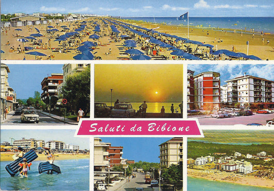BIBIONE - SALUTI - 7 VEDUTE - NV
