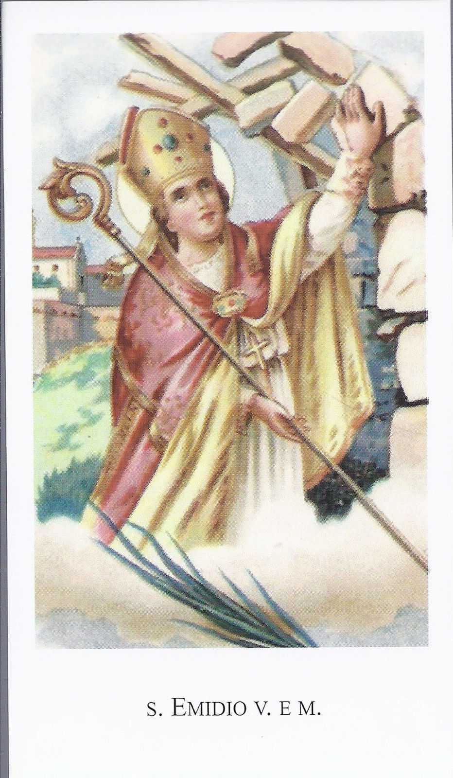 S. EMIDIO Vesc. e Mart. - SANTINO - AS014-028 - Ed. Paco
