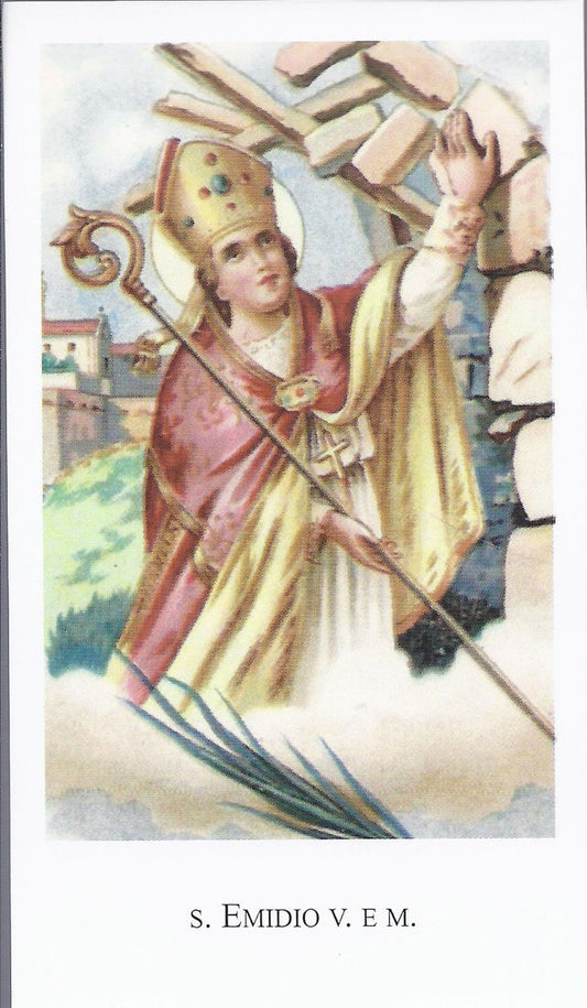S. EMIDIO Vesc. e Mart. - SANTINO - AS014-028 - Ed. Paco