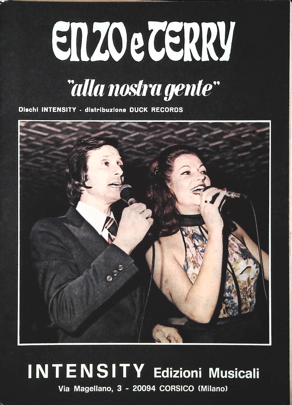 ENZO E TERRY. ALLA NOSTRA GENTE - 10 BRANI - SPARTITO-SHEET MUSIC