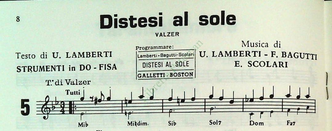 FRANCO BAGUTTI - 12 BRANI - SPARTITO-SHEET MUSIC