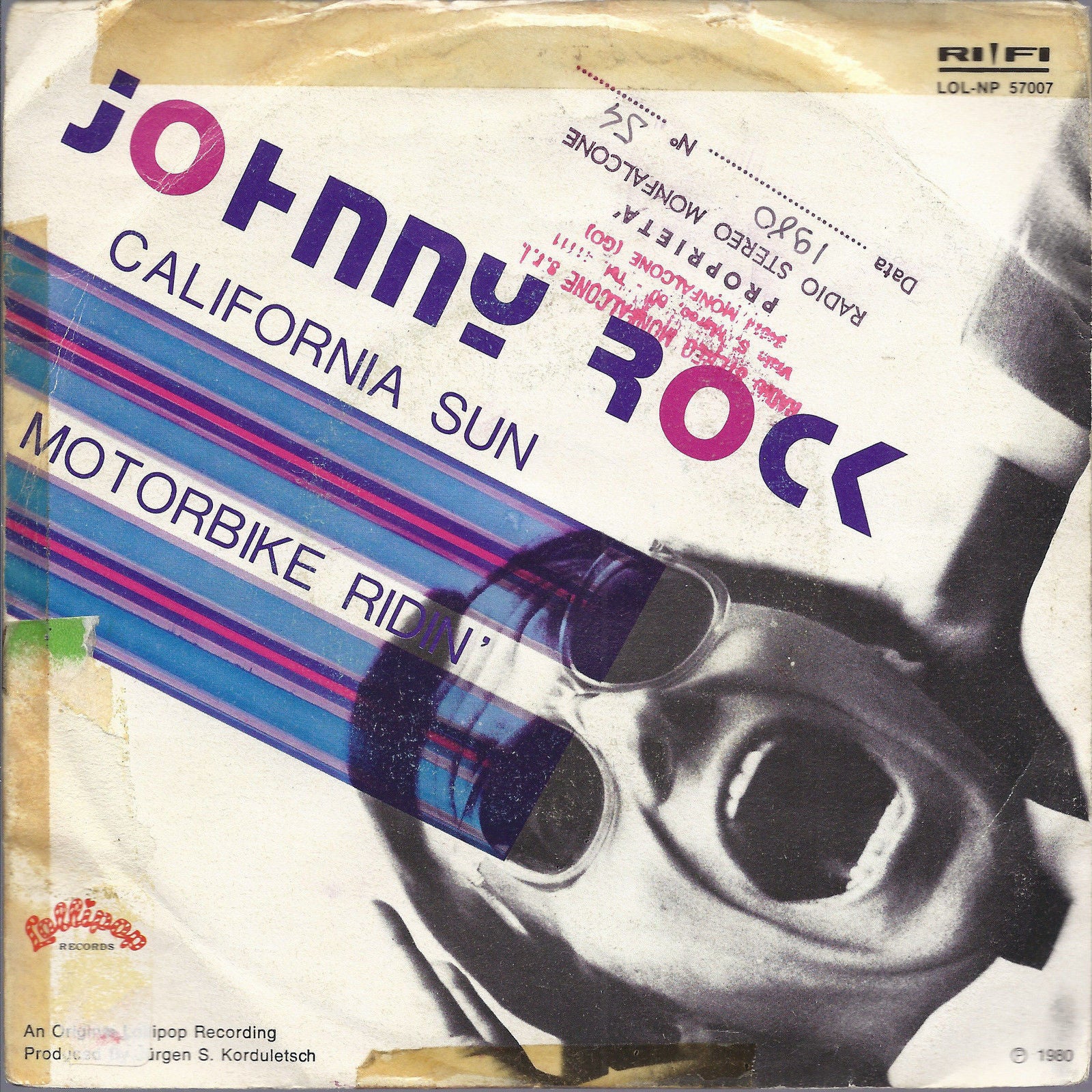 CALIFORNIA SUN - MOTORBIKE RIDIN' # JOHNNY ROCK