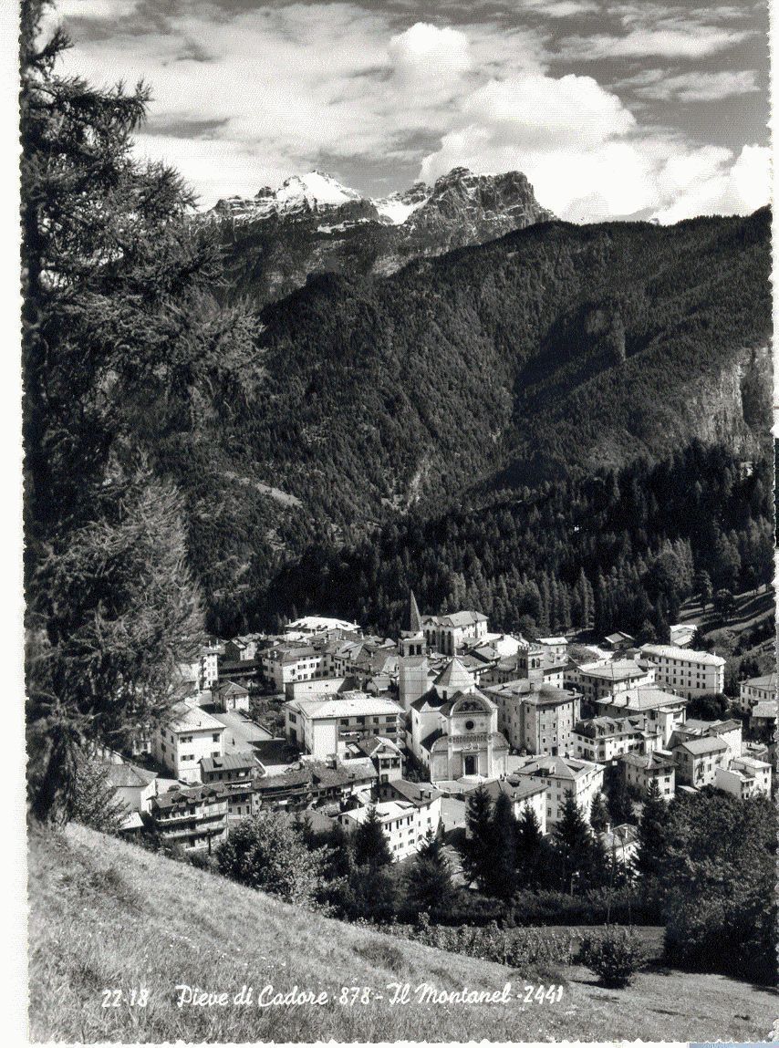 PIEVE DI CADORE - IL MONTANEL V1968