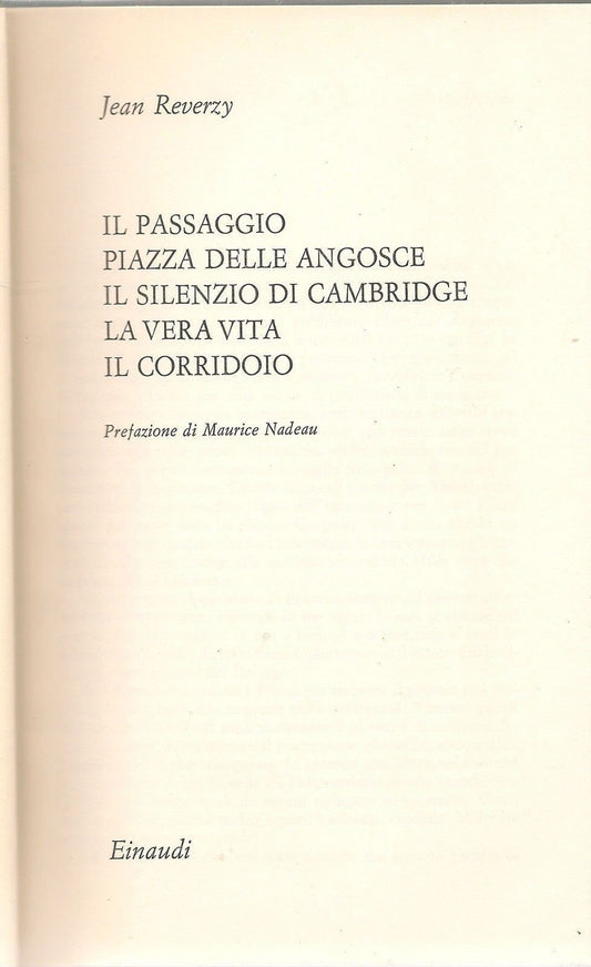 LA VERA VITA - JEAN RAVERZY - EINAUDI 1964 - OUTLET DEL LIBRO